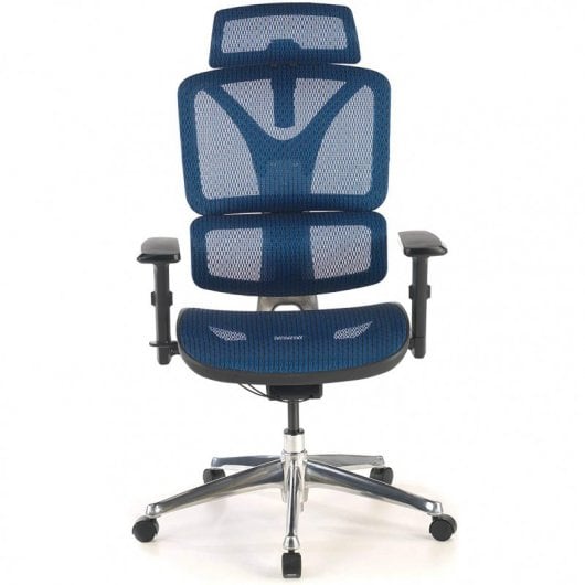 Ofiprix Zenit Pro Silla de Oficina Transpirable con Reposacabezas Azul