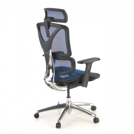 Ofiprix Zenit Pro Silla de Oficina Transpirable con Reposacabezas Azul