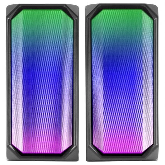 Mars Gaming MSRGB Altifalantes Gaming 2.0 Bluetooth RGB Pretos