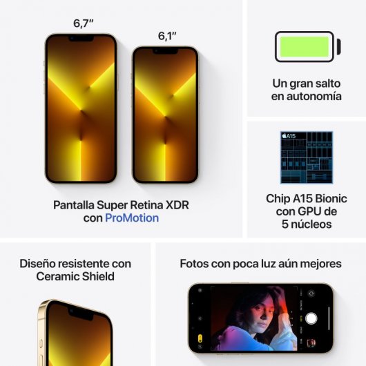 Apple iPhone 13 Pro Max 512GB Oro Libre