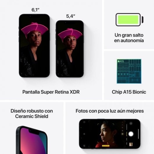 Apple iPhone 13 256GB Noir (Midnight)