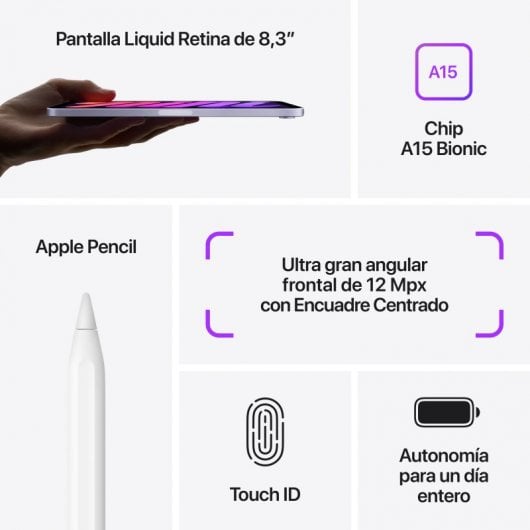 Apple iPad Mini 2021 64GB WiFi Rosa