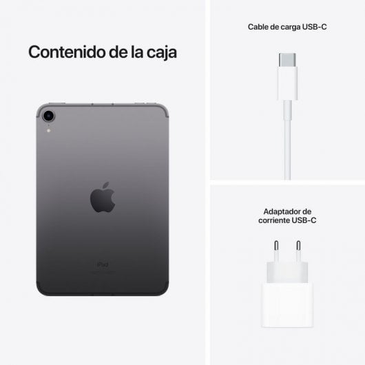 Apple iPad Mini 2021 64GB WiFi + Cellular Gris Espacial | PcComponentes.com