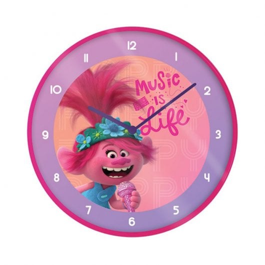 Pyramid Reloj de Pared Trolls World Tour La Música es Vida