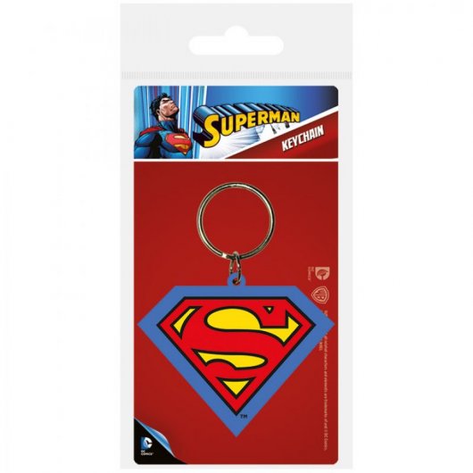 Portachiavi In Peltro Con Logo Superman – Colori Vivaci – Regalo Per Fan DC