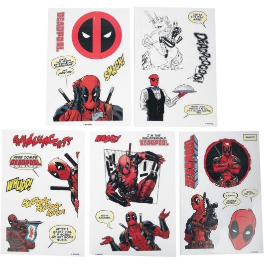 Pyramid Tech Sticker Pegatinas Marvel Deadpool
