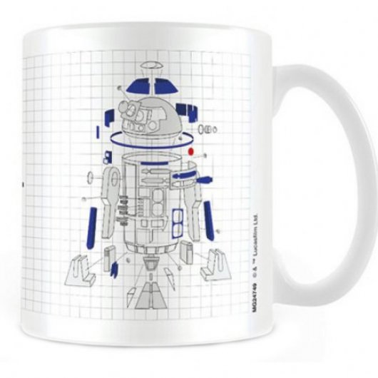 Pyramid Taza Cerámica Star Wars Episodio 8 R2-D2