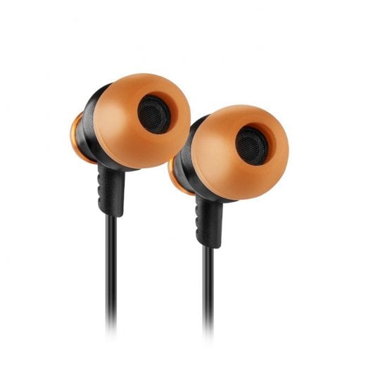 Cuffie da gioco in-ear Krom Kinear nere/arancioni