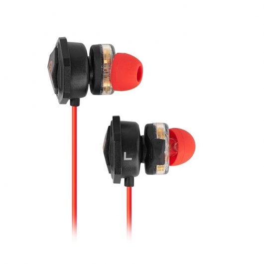 Ozone Heat X30 Auriculares Intraurales Gaming Negro/Rojo