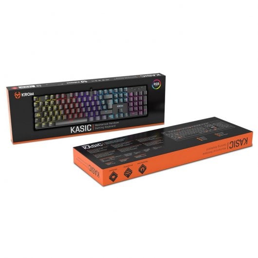 Krom Kasic Teclado Mecánico Gaming RGB Switch Red