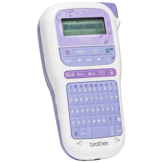 Etichettatrice portatile elettronica Brother PT-H200 Lavanda/Bianco