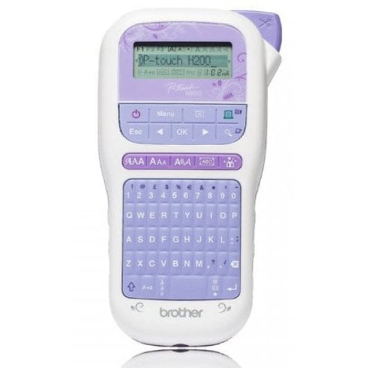 Etichettatrice portatile elettronica Brother PT-H200 Lavanda/Bianco