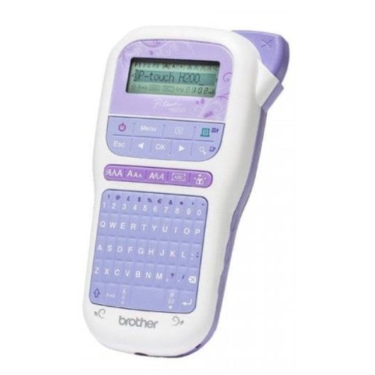 Brother PT-H200 Rotuladora Electrónica de Mano Lavanda/Blanca