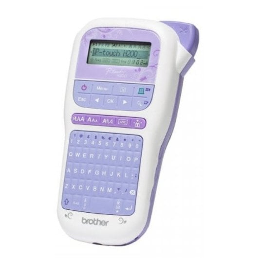 Etichettatrice portatile elettronica Brother PT-H200 Lavanda/Bianco