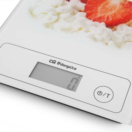 Orbegozo PC 1018 Báscula de Cocina hasta 5kg Blanca