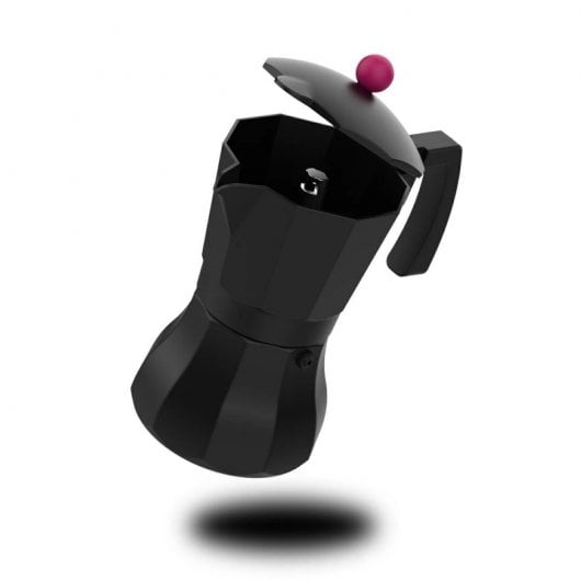 Taurus Black Moments Italienische Kaffeemaschine für 9 Tassen, Schwarz