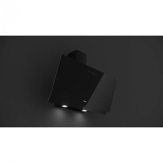 Campânula extratora Teka DVN 97050 TTC BK Canalização 90cm LED preta