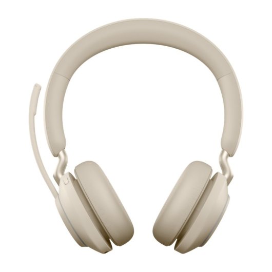 Jabra Evolve2 65 Auriculares Inalámbricos Bluetooth con Cancelación de Ruido Beige