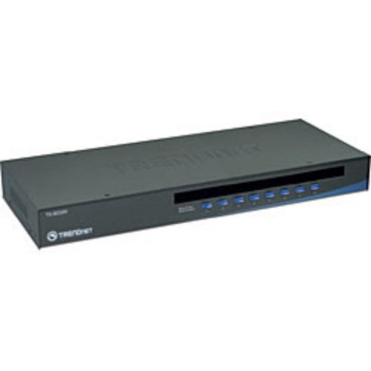 Switch KVM Trendnet TK-803R 8 Porte Montaggio Rack Nero
