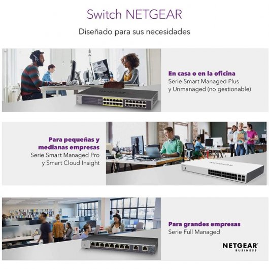 Switch Netgear GS110EMX 8 porte Gigabit + 2 porte 10G