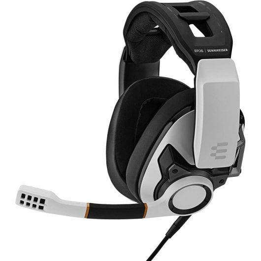 Cuffie da gioco EPOS GSP 601 con acustica chiusa bianca