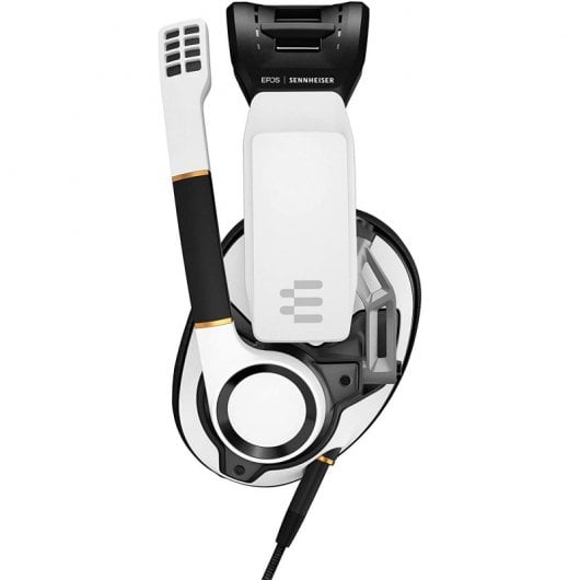 Cuffie da gioco EPOS GSP 601 con acustica chiusa bianca