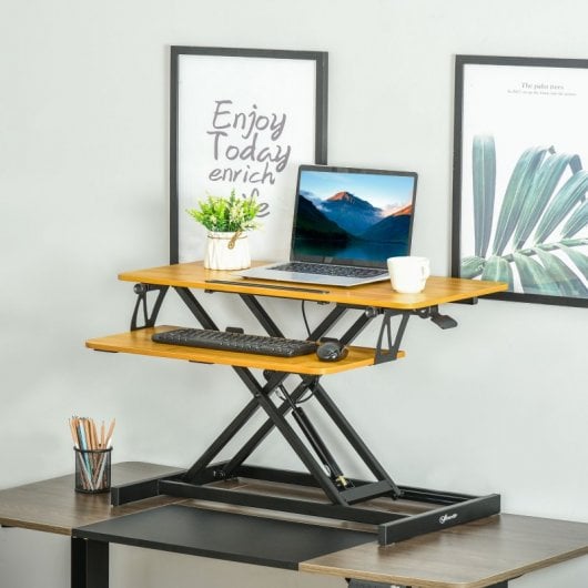 Vinsetto Soporte Elevador para Monitor Elevable con Altura Ajustable