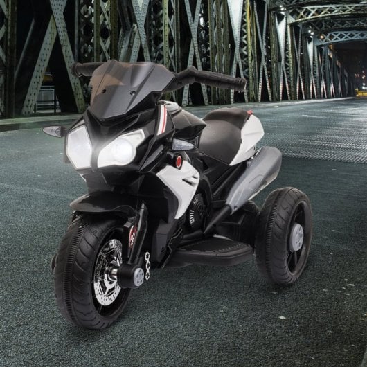 Homcom Moto Eléctrica con Bocina Negro