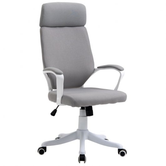 Vinsetto Silla de Oficina con Reposacabezas Gris