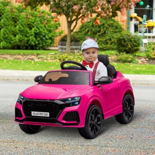 Homcom Audi RS Q8 Coche Eléctrico 6V Rosa