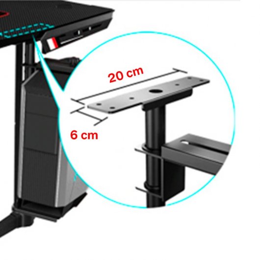 Eureka Ergonomic AC105-BK Soporte para CPU Negro
