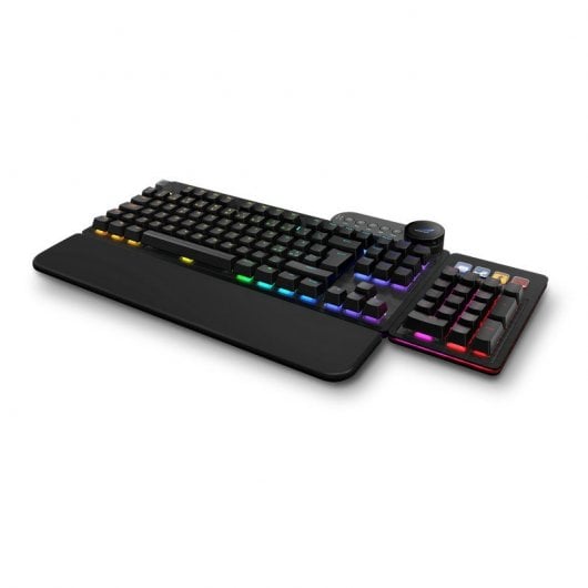 Mountain Everest Max Teclado Gaming Mecánico Custom Media Dock RGB Modular Cherry MX Brown