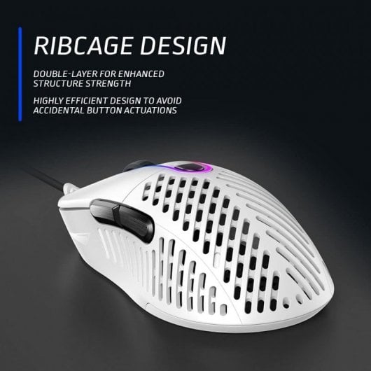 Mountain Makalu 67 Souris Gaming RGB 19000DPI Blanc