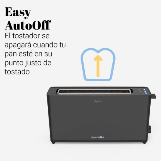 Universal Blue Toasty 1L/OB Torradeira 900W Cinzenta
