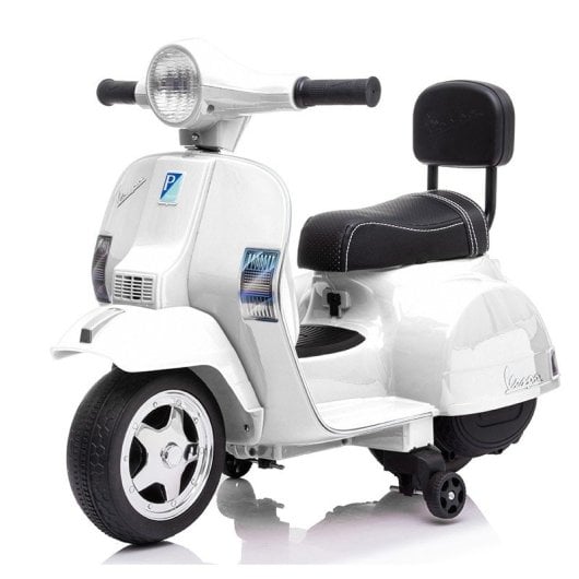 Ataa Cars Vespa Clásica PX150 Mini Oficial Moto Eléctrica Blanco