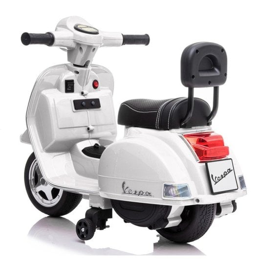 Ataa Cars Vespa Clásica PX150 Mini Oficial Moto Eléctrica Blanco