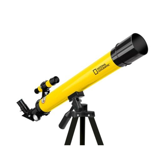 National Geographic 50/600 AZ Réfracteur 100x Noir, Jaune