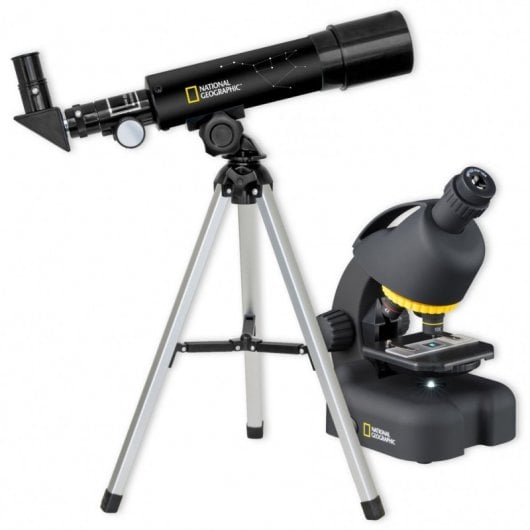 National Geographic 9118200 Réfracteur 60x Noir, Argent