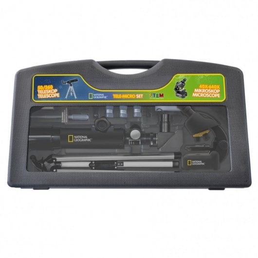 National Geographic 9118200 Réfracteur 60x Noir, Argent