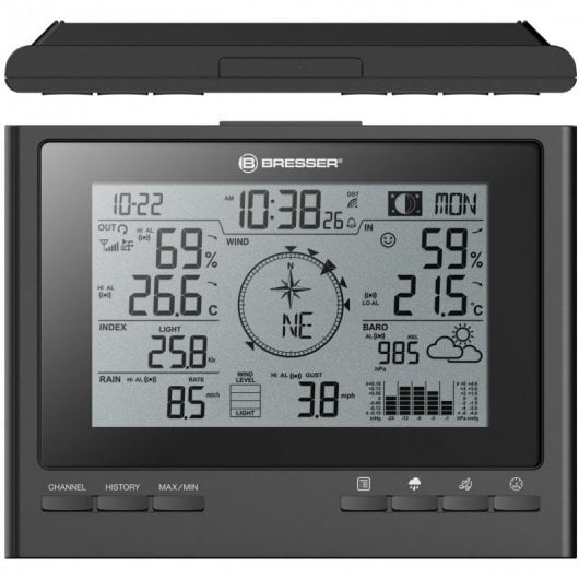 Bresser 7003110 Base para Estación Meteorológica Negra
