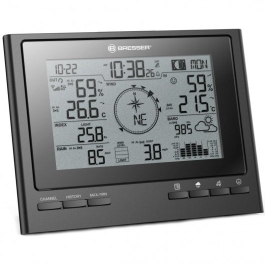Bresser 7003110 Base para Estación Meteorológica Negra