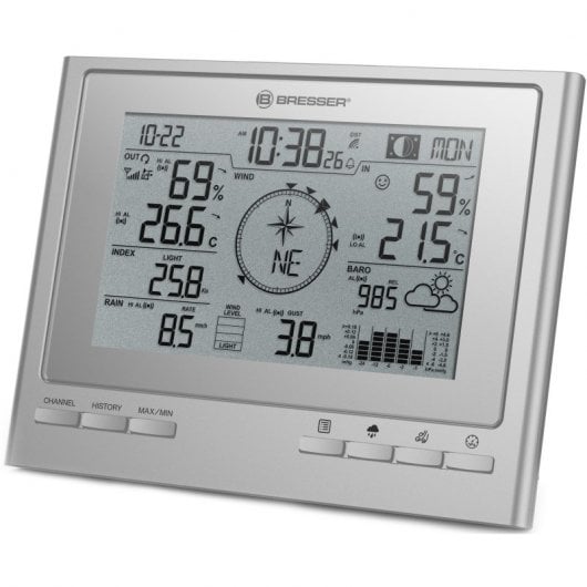 Bresser Base para Estación Meteorológica Plata