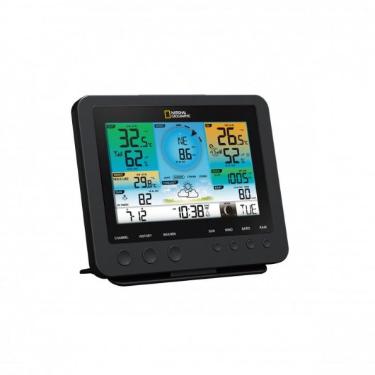 National Geographic Centro Meteorológico WiFi con Sensor Profesional 7 en 1