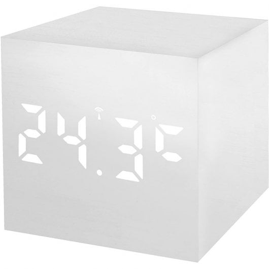 Bresser Wac Radio-Réveil Climatique LED Blanc