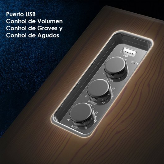 Belson Bookshelf Ultimate 2 Altavoces Activos 2.0 Bluetooth 50W