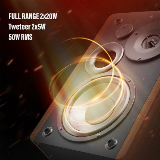 Belson Bookshelf Ultimate 2 Altavoces Activos 2.0 Bluetooth 50W