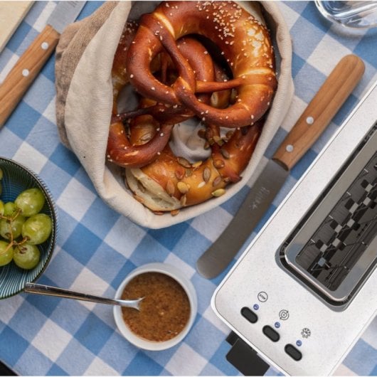 Grille-Pain Universel Blue Toasty 1L/GR 900W Blanc