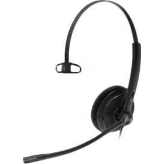 Auriculares Yealink YHS34 Lite Mono con cable, Supraaural, Oficina y Call Center, Negro