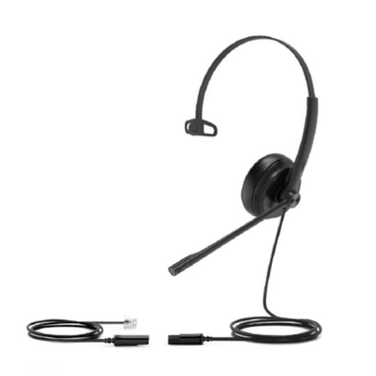 Casque Yealink YHS34 filaire avec réduction de bruit pour bureau et call center noir