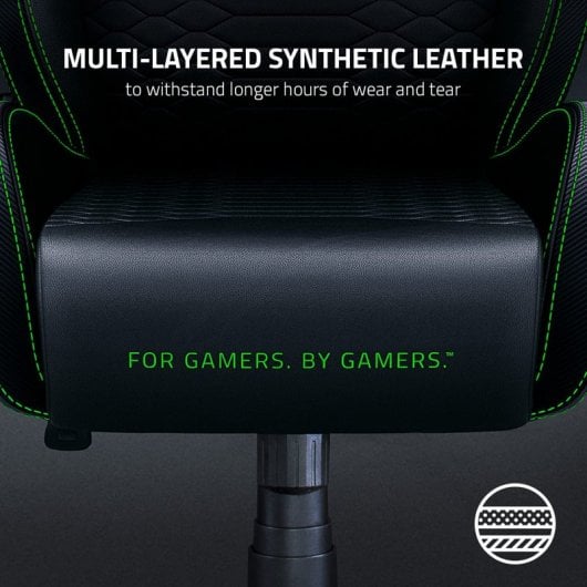Razer Iskur X Silla Gaming Negro/Verde